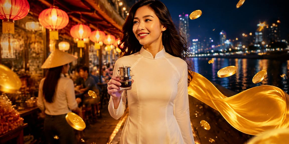Người chơi VIP tận hưởng ưu đãi tại shbeet với không khí cà phê Sài Gòn